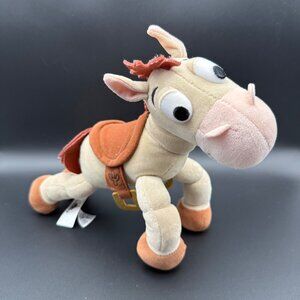Disney Parks Bullseye Horse Plush Toy Story Posable Stuffed Animal Toy Cowboy